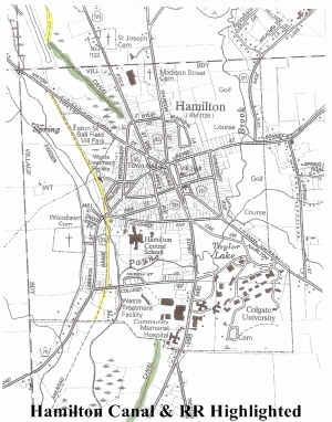 Hamilton Village Canal & RR map 300w